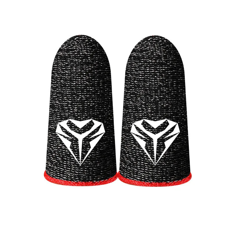 2 Pcs Mobile Game Controller Fingertip Gloves Phone Game Fingertip Cover Anti-Sweat Finger Sleeve for PUBG